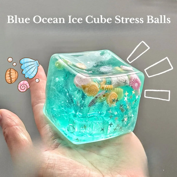 Ultra-Soft Ocean Squishy Cube